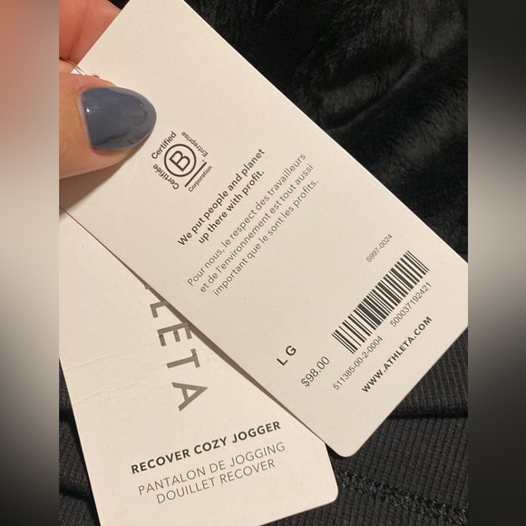 Athleta Cozy Karma Recover Jogger // Black #511385 - Picture 15 of 16